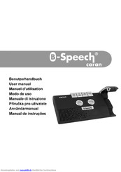 B-Speech caran Benutzerhandbuch