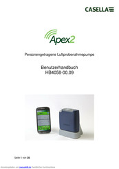 Casella Apex2 series Benutzerhandbuch