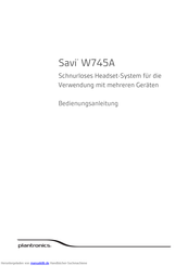 Savi W745A Bedienungsanleitung
