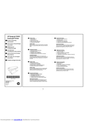 HP DesignJet Z2600 PostScript Anleitung Zur Produktmontage