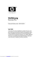 HP Compaq Convertible Minitower-PC dc7600 Einführung