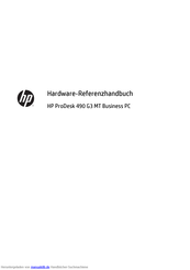 HP ProDesk 490 G3 MT Business PC Hardware-Referenzhandbuch