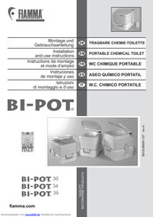 Fiamma Bi-Pot 34 Montage- Und Gebrauchsanleitung
