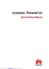 Huawei G6-L33 Benutzerhandbuch
