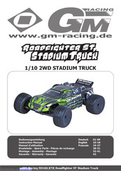 GM-Racing 90166.RTR Roadfighter ST Stadium Truck Bedienungsanleitung