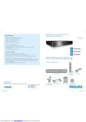 Philips BDP7200 Schnellstartanleitung