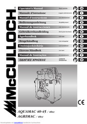 McCulloch AQUAMAC 40-45 Bedienungsanleitung