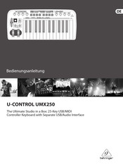 Behringer U-control UMX250 Bedienanleitung