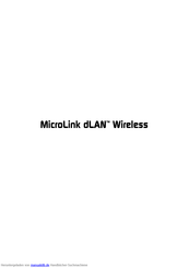 Devolo MicroLink dLAN ADSL Modem Router Handbuch