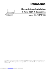 Panasonic KX-NCP0158 Kurzanleitung