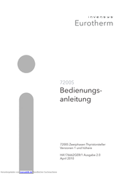 Eurotherm 7200S Bedienungsanleitung