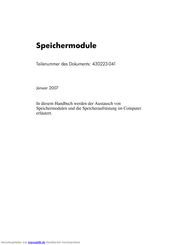 HP Compaq nx6310 Handbuch