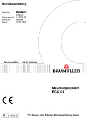 Baumuller pcc-04 Bedienungsanleitung