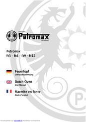 Petromax ft3 Gebrauchsanweisung