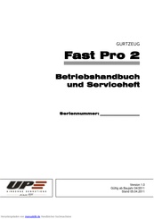 UP Fast Pro 2 Betriebshandbuch