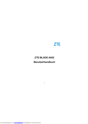 ZTE BLADE A602 Benutzerhandbuch