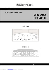Electrolux EHC 010 X Gebrauchsanweisung