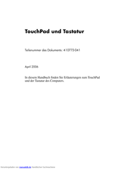 HP Compaq nx7300 Handbuch