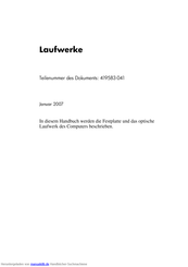 HP Compaq nx9420 Handbuch