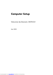 HP Compaq nx6125 Handbuch