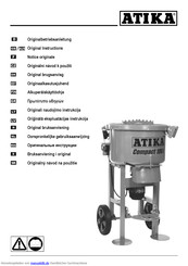 ATIKA Compact 100 Originalbetriebsanleitung