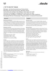 steute Reihe /90 EN868 Montageanleitung