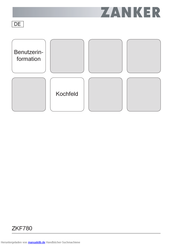 ZANKER ZKF780 Benutzerinformation