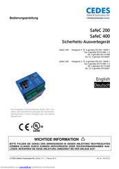 Cedes SafeC 200 Bedienungsanleitung