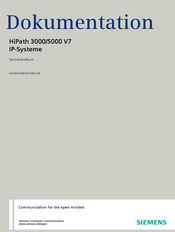 Siemens hiPath 3000 Servicehandbuch