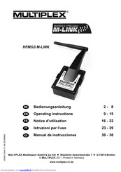 Multiplex HFMG3 M-LINK Bedienungsanleitung