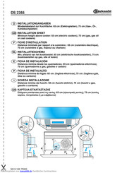 Bauknecht DS 2355 Installation Und Wartung