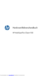 HP MultiSeat-Thin Client t150 Hardware-Referenzhandbuch