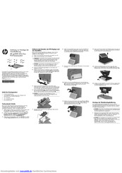 HP ap5000 Anleitung Zur Montage Der Wandhalterung