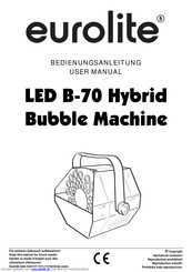 EuroLite LED B-70 Hybrid Bedienungsanleitung