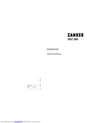 ZANKER ZKC 260 Gebrauchsanleitung