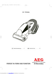 AEG Electrolux 70 Serie Gebrauchsanweisung