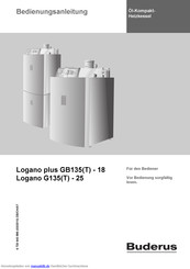 Buderus Logano plus GB135T - 18 Bedienungsanleitung