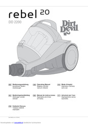 Dirt Devil rebel 20 Bedienungsanleitung