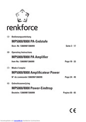 Renkforce MP8000 Bedienungsanleitung