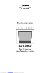 JUNO JGH 44002 Benutzerinformation