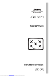 JUNO JGG 6570 Benutzerinformation