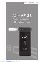 ACE AF-33 Bedienungsanleitung