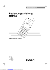 Bosch MM588 Bedienungsanleitung