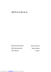 AEG Electrolux ARCTIS G 8 88 50-5I Benutzerinformation