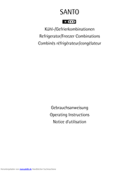 AEG SANTO Gebrauchsanweisung