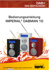 DAB+ IMPERIAL DABMAN 10 Bedienungsanleitung