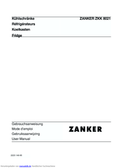 ZANKER ZKK8021 Gebrauchsanweisung