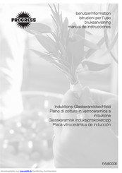Progress PAI8000E Benutzerinformation