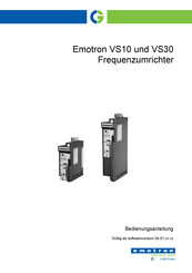 Emotron VS30 Bedienungsanleitung
