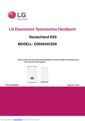 LG ED05K64CE00 Bedienungsanleitung